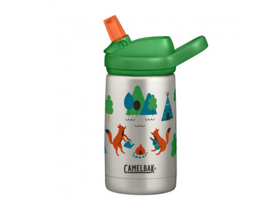 CamelBak Eddy+ Kids Detská fľaša nerezová oceľ 0,35l Camping Foxes