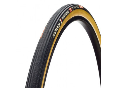 Challenge Strada Bianca Pro 700x30C tire, kevlar, black/tan
