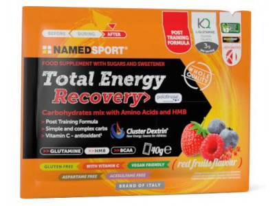Namedsport nápoj TOTAL ENERGY RECOVERY červené ovoce 40g