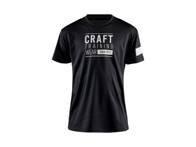 Koszulka dziecięca Craft Focus JR w kolorze czarnym