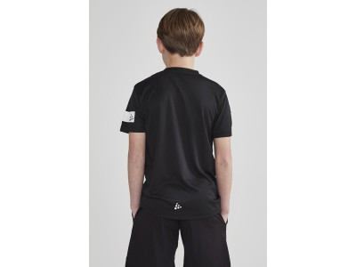 Koszulka dziecięca Craft Focus JR w kolorze czarnym