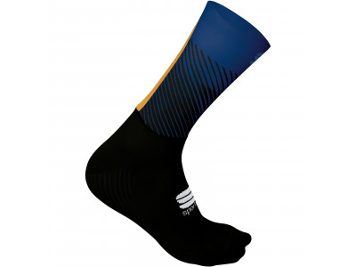 Sportful Evo ponožky černé/modré/zlaté