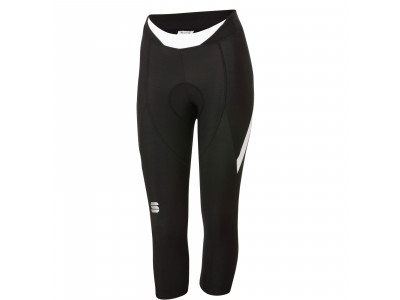 Damskie spodnie rowerowe 3/4 Sportful Neo w kolorze czarno-białym