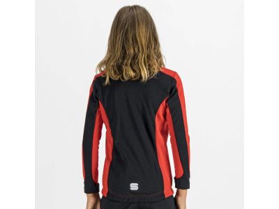 Sportful SQUADRA detská bunda, červená/čierna