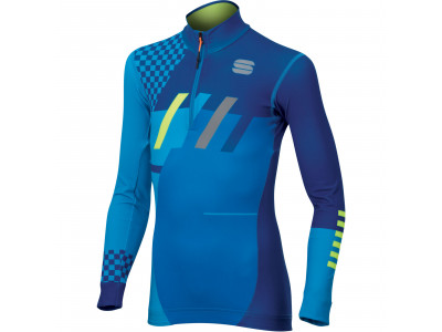 Sportful SQUADRA Junior jersey, light blue/dark blue