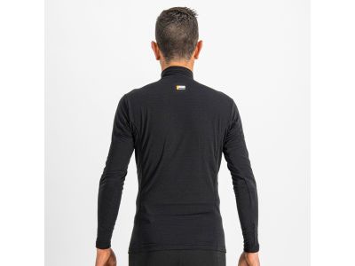 Sportful TD MID tričko so zipsom, čierna