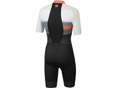 Sportful TRAINING SKIROLL jumpsuit black / white / orange SDR