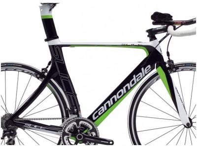 Cannondale Slice 5 Carbon triathlon frame, green