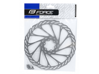 FORCE disc brake rotor -2 203 mm, 6 holes, silver