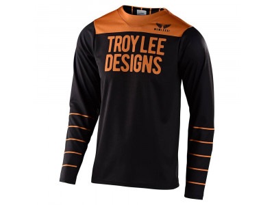 Troy Lee Designs Skyline L/S pánsky dres dlhý rukáv Pinstripe Black/Gold