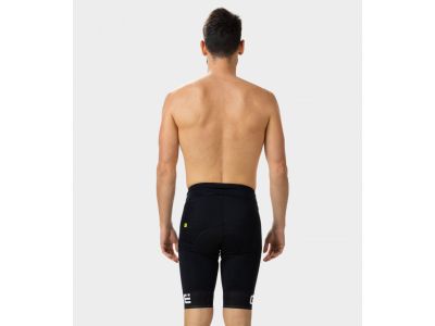 ALÉ Solid Corsa Shorts, schwarz/weiß