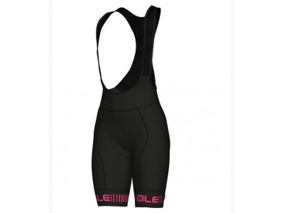 ALÉ GRAPHIC women&amp;#39;s bib shorts and black / fluo pink insole