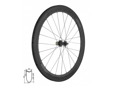 FORCE Team Carbon 28&quot; rear wheel, rim, galus, quick link