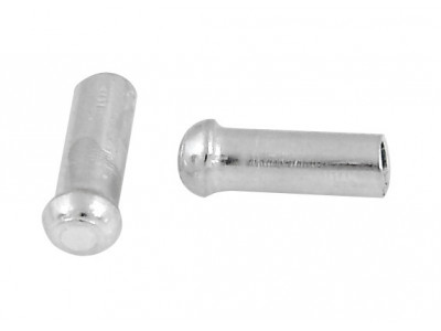 FORCE Kabelende 2 mm, Aluminium, Silber