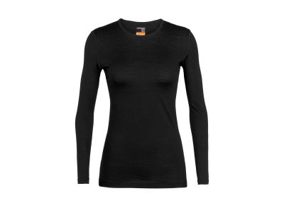 icebreaker 200 Oasis long sleeve women's thermal top, čierna