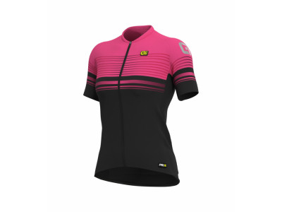 ALÉ GRAPHICS PRR SLIDE women&#39;s jersey short sleeve black/fluo pink