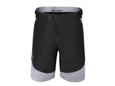 FORCE Storm Shorts mit Insert, schwarz/grau