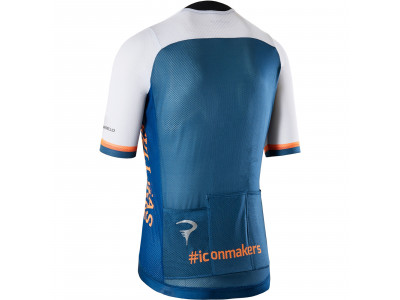 Pinarello AERO jersey T-írásos kék/fehér/sárga