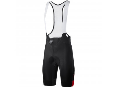 Pinarello FUSION Shorts mit Think Asymmetric Hosenträgern schwarz/weiß/rot