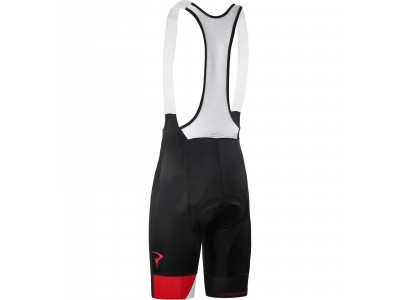 Pinarello FUSION shorts with Think Asymmetric braces black/white/red