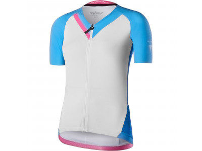 Pinarello PRO dámský dres #iconmakers bílý/modrý/růžový
