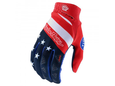 Troy Lee Designs Air Gloves Stars Black &amp;amp; Stripes Red / Blue