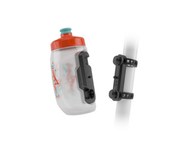 Fidlock TWIST SET children's  bottle, 450 ml, clear + universal mount