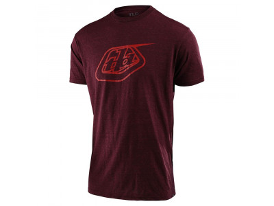 Troy Lee Designs Logo Tee Męski T-shirt z krótkim rękawem Sangria
