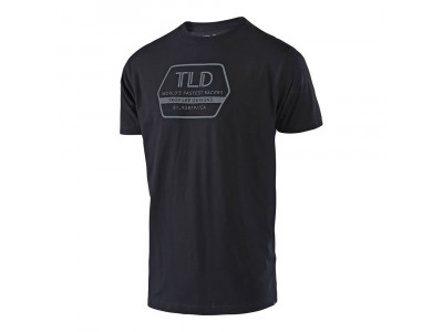 Troy Lee Designs Factory Tee pánske tričko krátky rukáv Black