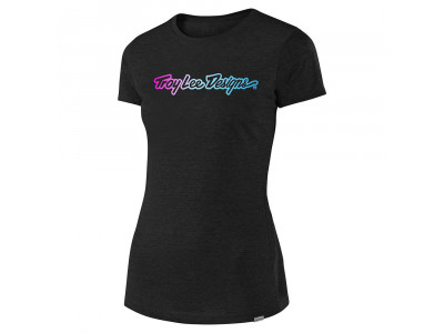 Troy Lee Designs Signature Women&#39;s T-Shirt, Black