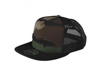 Căciulă Troy Lee Designs Signature Snapback Șapcă Camo armată