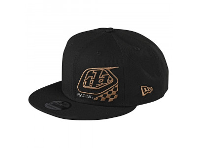 Troy Lee Designs Precision 2.0 Checkers Snapback Hat Kappe Schwarz