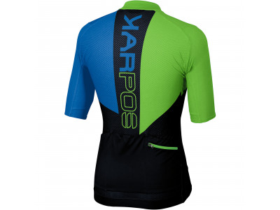 Koszulka rowerowa Karpos VERVE niebiesko/czarno/zielona fluo  