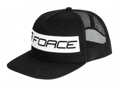 Șapcă FORCE Trucker Strap, negru/alb