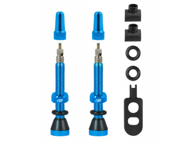 FORCE valves for tubeless system, 44 mm valve, blue