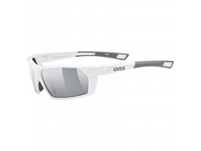 Glasses uvex Sportstyle 225 Pola, white, uvex polavision, silver cat.1-3