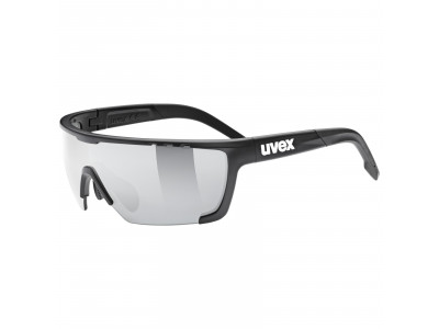 Uvex sportstyle 707 CV glasses, black mat/litemirror silver s3