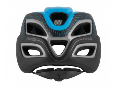 FORCE Aves MTB helmet, black-blue, matte