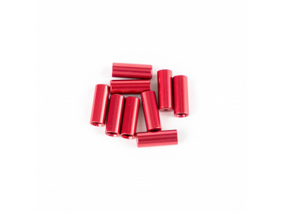Vortex koncovka brzdového bowdenu, hliníková zliatina, CNC, 5 mm, 1 ks, červená