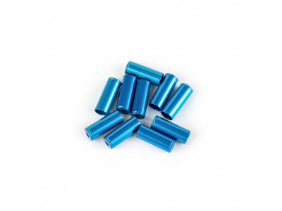Vortex koncovka radiaceho bowdenu, hliníková zliatina, CNC, 4 mm, 1 ks, modrá
