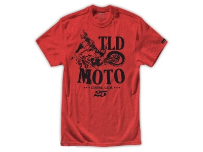 Troy Lee Designs Moto Tee triko Red
