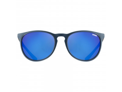 uvex lgl 43 szemüveg, kék havanna/tükörkék
