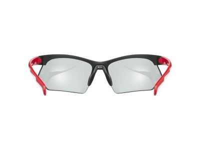 uvex Sportstyle 802 Vario okulary, czarne/czerwone/białe, fotochromowe