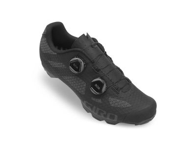Giro Sector kerékpáros cipő, black/dark shadow