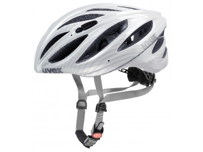 uvex Boss Race helmet white carbon