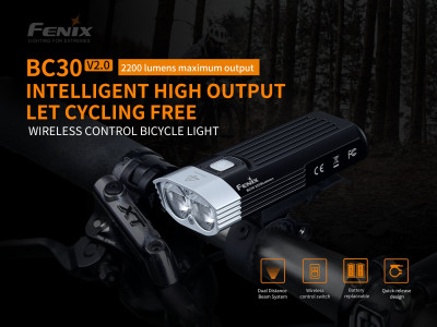 Fenix light BC30 V2.0 + Ladeset 3500 mAh