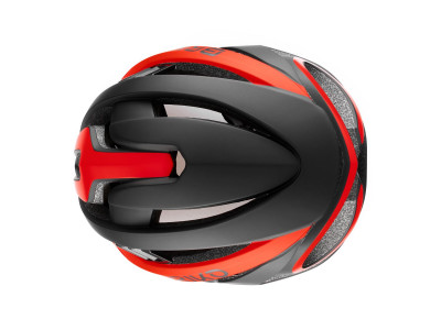 Briko Quasar Helm, schwarz/rot