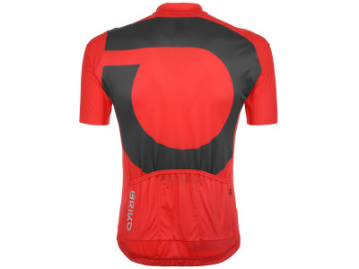 Koszulka rowerowa Briko Granfondo w kolorze czerwony/czarnam