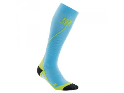 CEP compression knee socks for men&amp;#39;s hawaiian blue/green