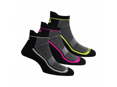 Polaris Coolmax ponožky 3 balení - černé
